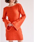 Robe dos nu Dutuit orange