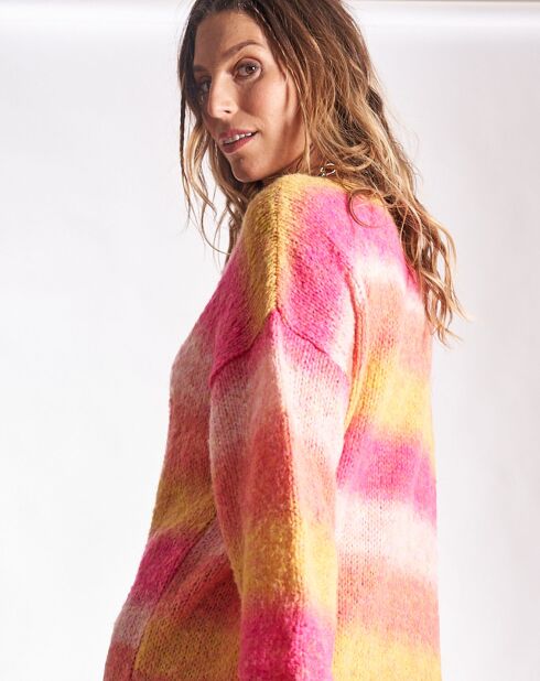 Gilet en Maille Thiers multicolore