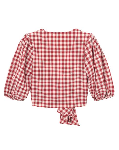 Felibien top met rode gingham