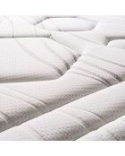 Ensemble Matelas Ressorts Dolce Vita  + Sommier Kit blanc/bleu/gris - 90x190 cm
