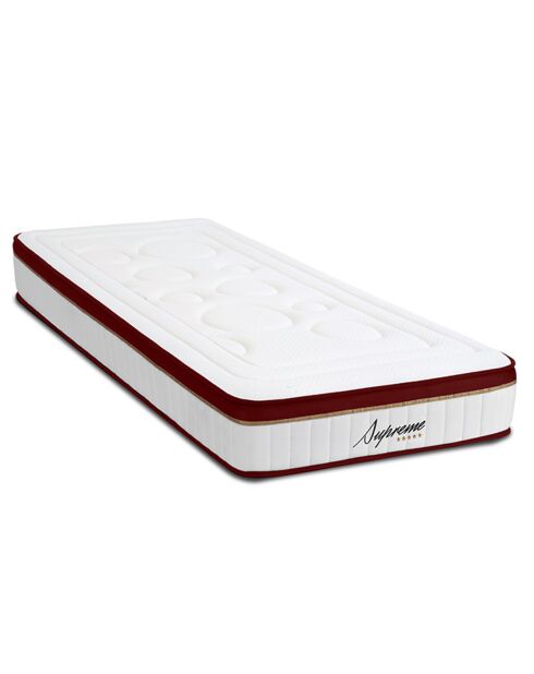 Matelas Supreme rouge/blanc - 90x200 cm