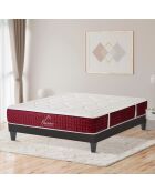 Pack Prêt à dormir Passion rouge/blanc - 140x190 cm