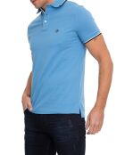 Polo manches courtes Cléo bleu