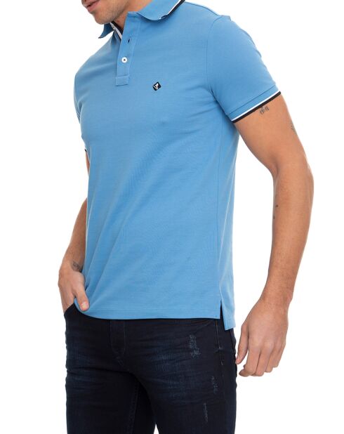 Polo manches courtes Cléo bleu