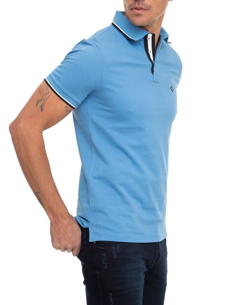 Polo manches courtes Cléo bleu