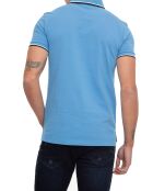 Polo manches courtes Cléo bleu