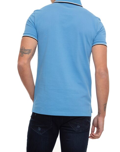 Polo manches courtes Cléo bleu