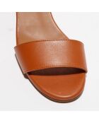 Sandales en Cuir Eros camel 