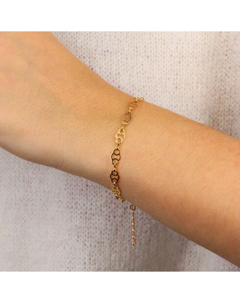 Bracelet Angie en Laiton doré