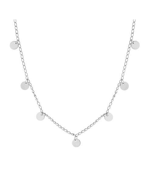 Collier Indra en Laiton argenté