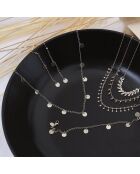 Collier Indra en Laiton argenté