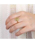 Bague Luna Star en Laiton doré