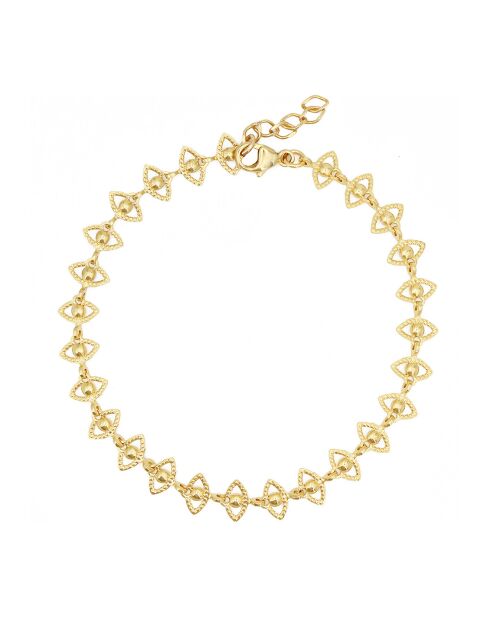 Bracelet Eyes en Laiton doré