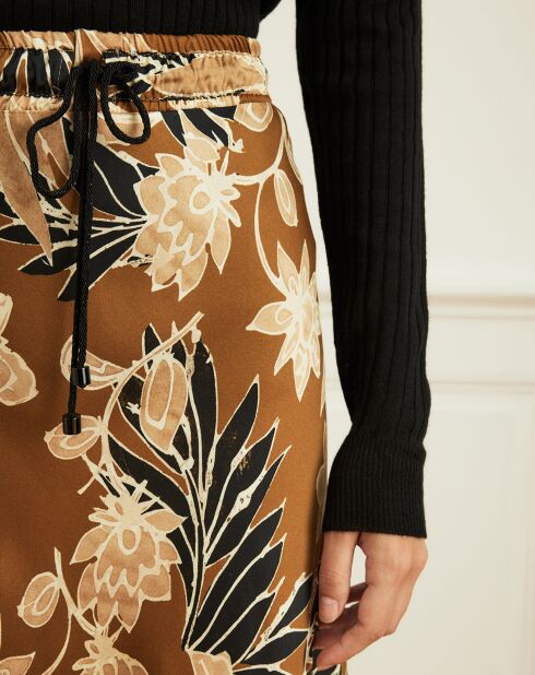 Jupe Jupon kimono camel
