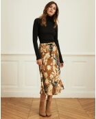 Jupe Jupon kimono camel