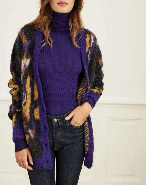 Gilet Poupée jacquard multicolore