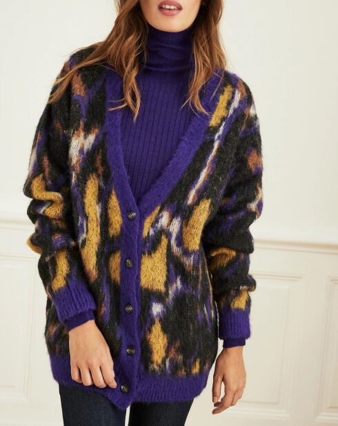 Gilet Poupée jacquard multicolore