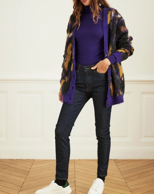 Gilet Poupée jacquard multicolore
