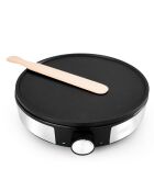 Crêpière Electrique en fonte d'aluminium Maxicrêpe noir/gris