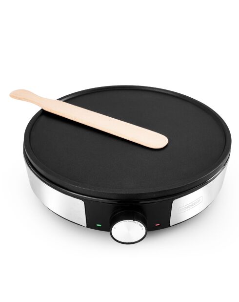 Crêpière Electrique en fonte d'aluminium Maxicrêpe noir/gris