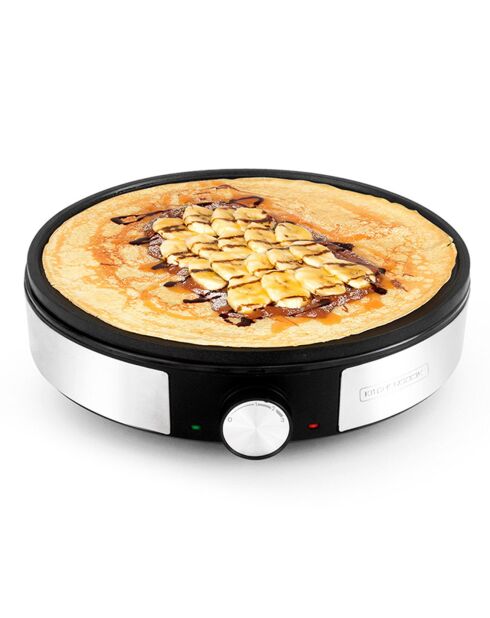 Crêpière Electrique en fonte d'aluminium Maxicrêpe noir/gris