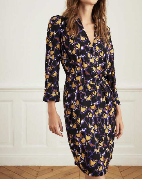 Robe Rayon imprimée multicolore