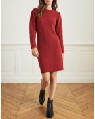 Robe en Laine mélangée Regard rouge