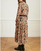 Robe Reglisse imprimée multicolore