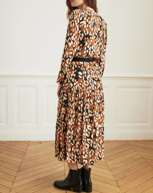 Robe Reglisse imprimée multicolore