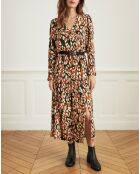 Robe Reglisse imprimée multicolore