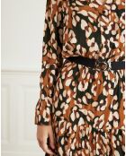 Robe Reglisse imprimée multicolore