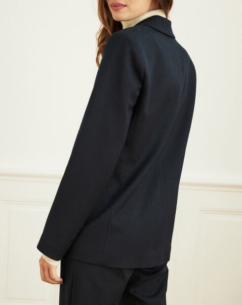 Veste Vigne jacquard marine