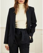 Veste Vigne jacquard marine