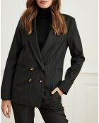 Veste Vitesse à rayures noire