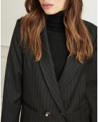 Veste Vitesse à rayures noire