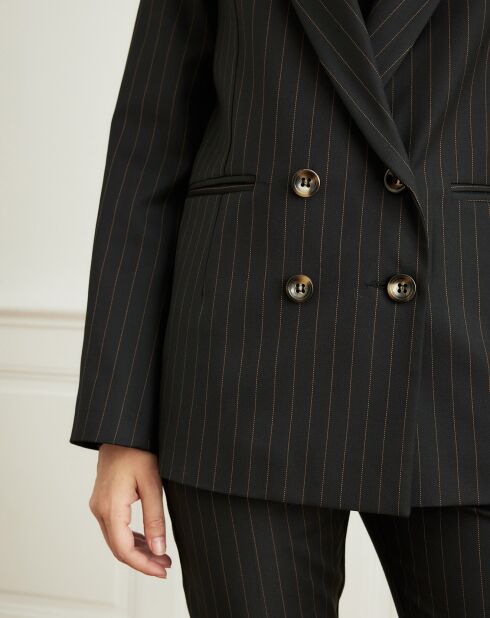 Veste Vitesse à rayures noire