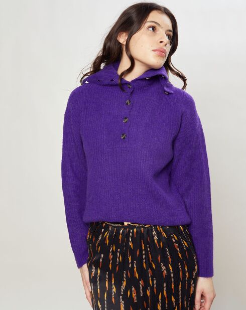Pull en Laine mélangée Passion violet