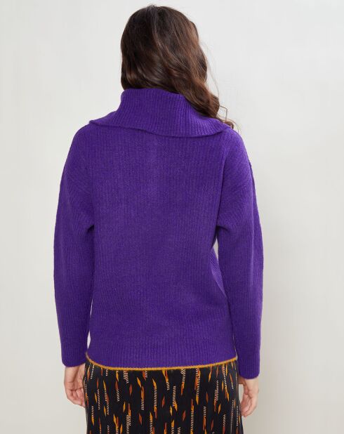 Pull en Laine mélangée Passion violet
