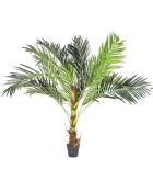 Plante artificielle Palmier vert/marron/noir - 55x135x60 cm
