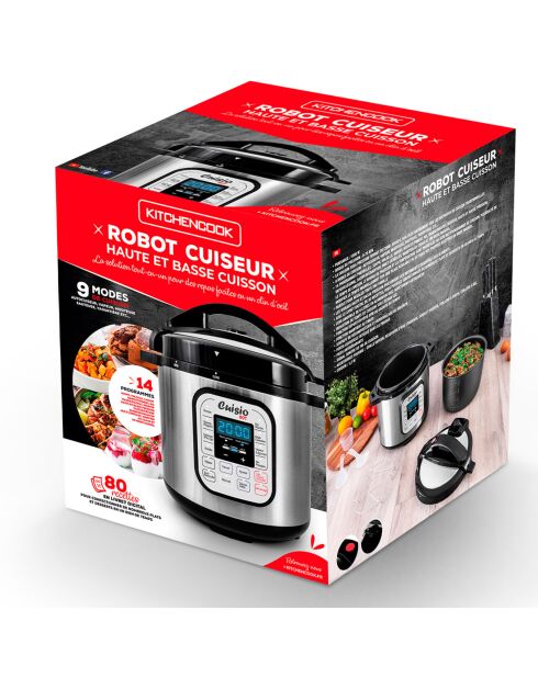Robot Cuiseur haute et basse pression Cuisio Bot multicolore - 5.6 L