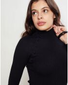 Robe en maille Recette noire