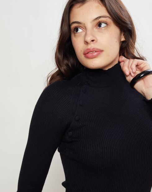 Robe en maille Recette noire