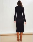 Robe en maille Recette noire