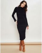 Robe en maille Recette noire