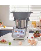 Robot Cuiseur connecté Cuisio multifonction multicolore - 3 L