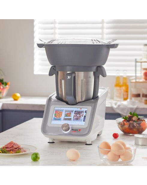 Robot Cuiseur connecté Cuisio multifonction multicolore - 3 L