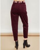 Pantalon en Velours côtelé Passage figue