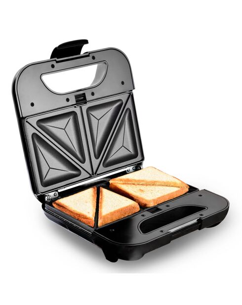 Zwart multifunctioneel wafelijzer