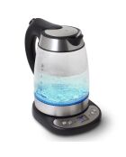 Bouilloire électrique en verre avec LED multicolore - 1.7 L