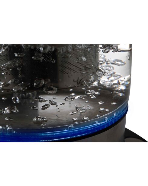 Bouilloire électrique en verre avec LED multicolore - 1.7 L